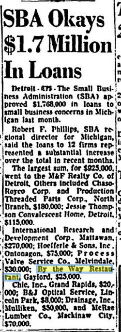 Kenvilles Restaurant - March 1963 Sba Loan (newer photo)